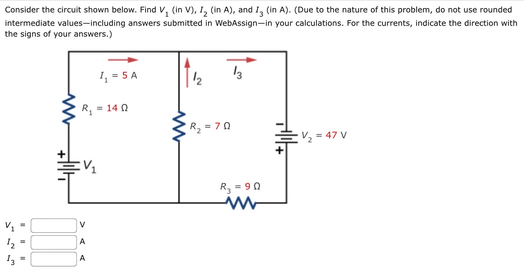 Solved Consider the circuit shown below. Find V1 (in V | Chegg.com