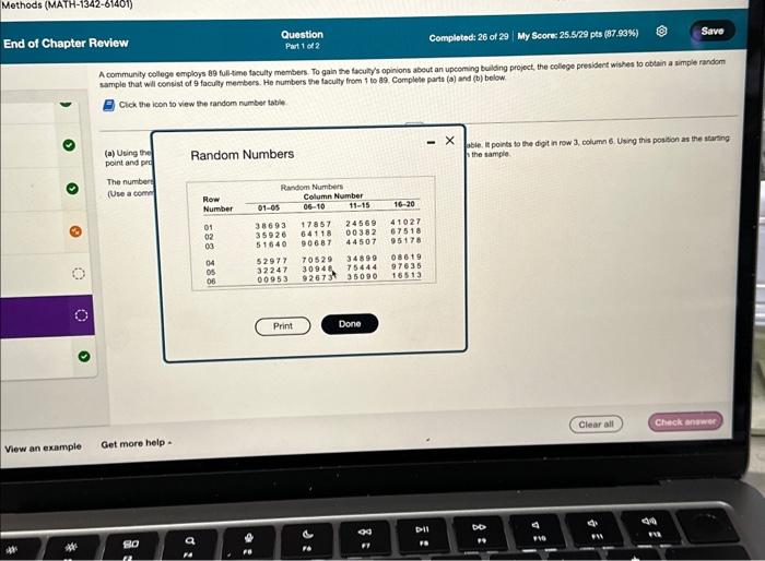 A Community College Employs 89 Full Teme Taculty Chegg Com