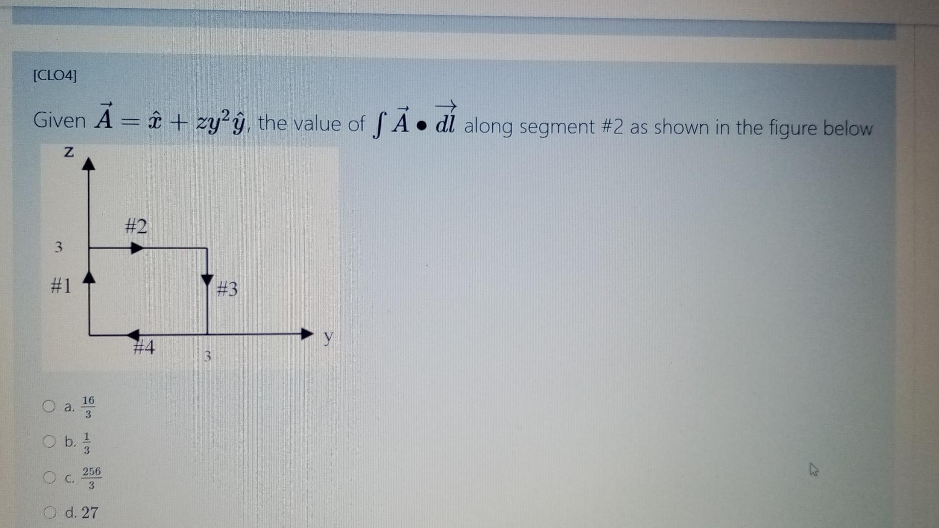 Solved Clo4 Given A E Zy ỳ The Value Of Sa Di Alon Chegg Com