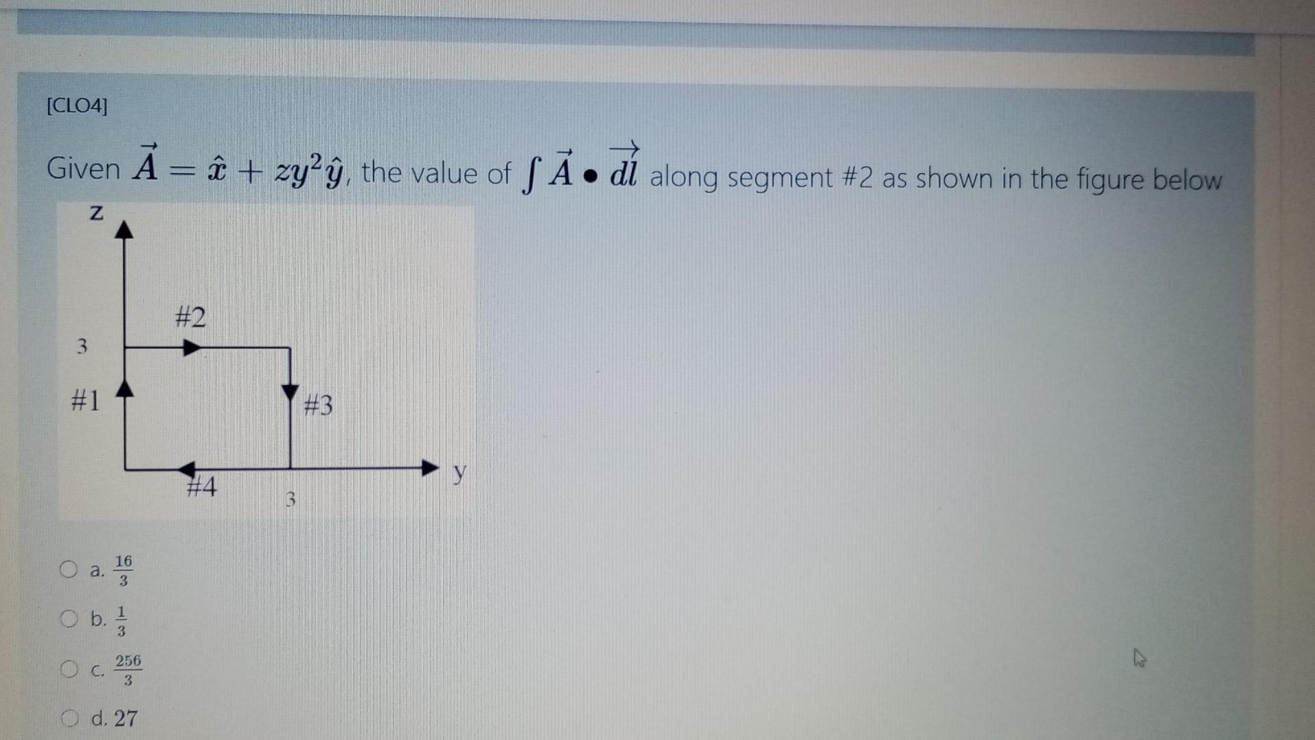 Solved Clo4 Given A E Zy ỳ The Value Of Sa Di Alon Chegg Com