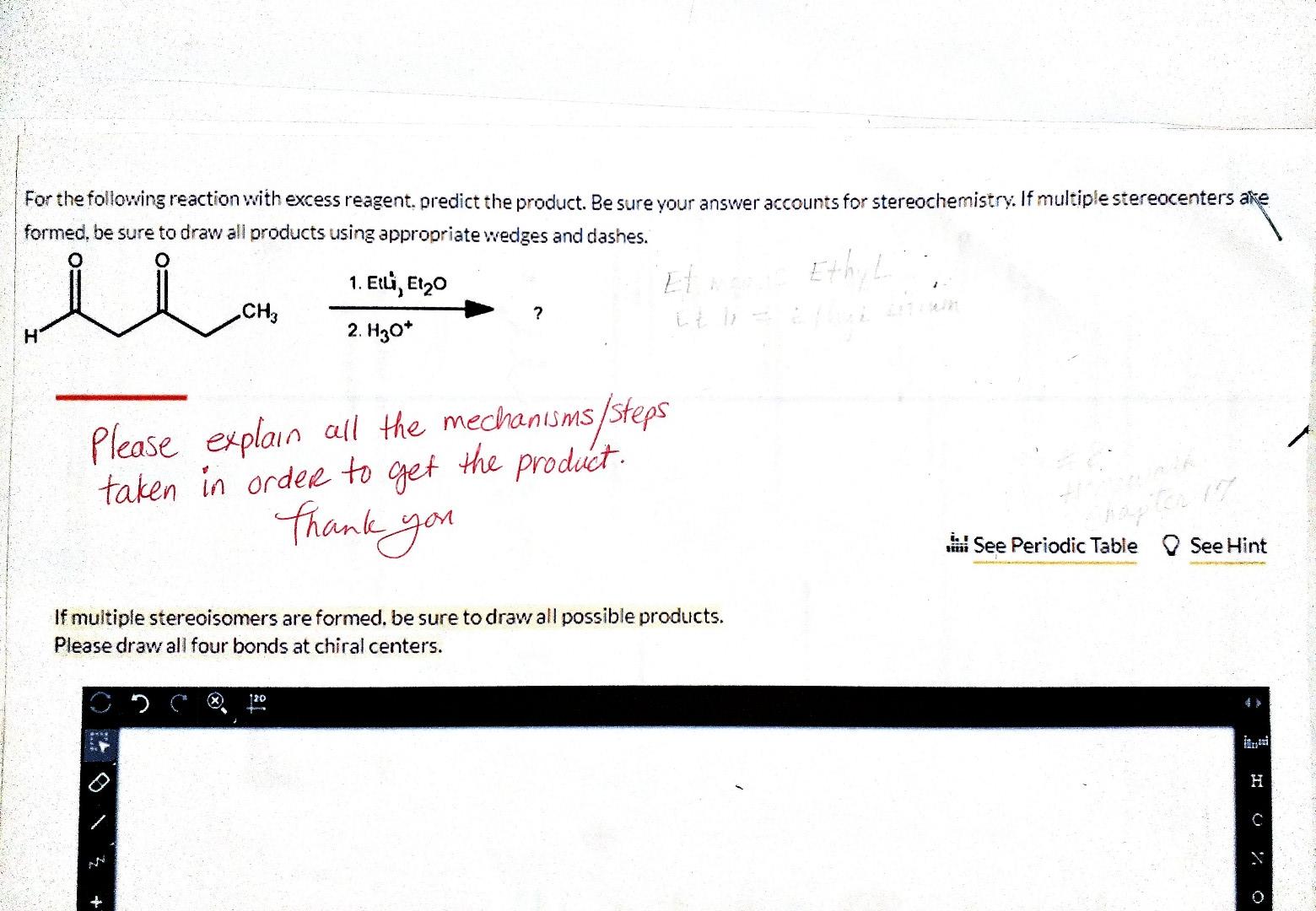 Solved For the following reaction with excess reagent, | Chegg.com