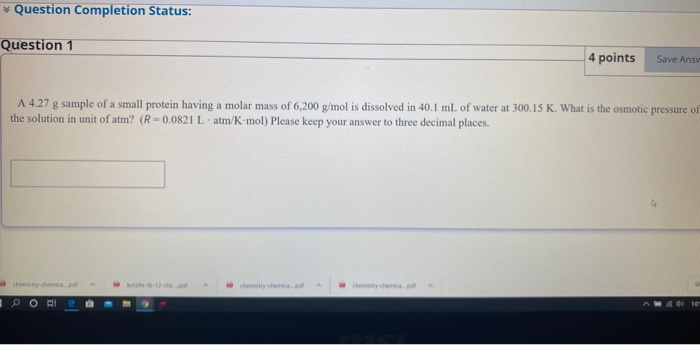 Solved Question Completion Status: Question 1 points Save | Chegg.com