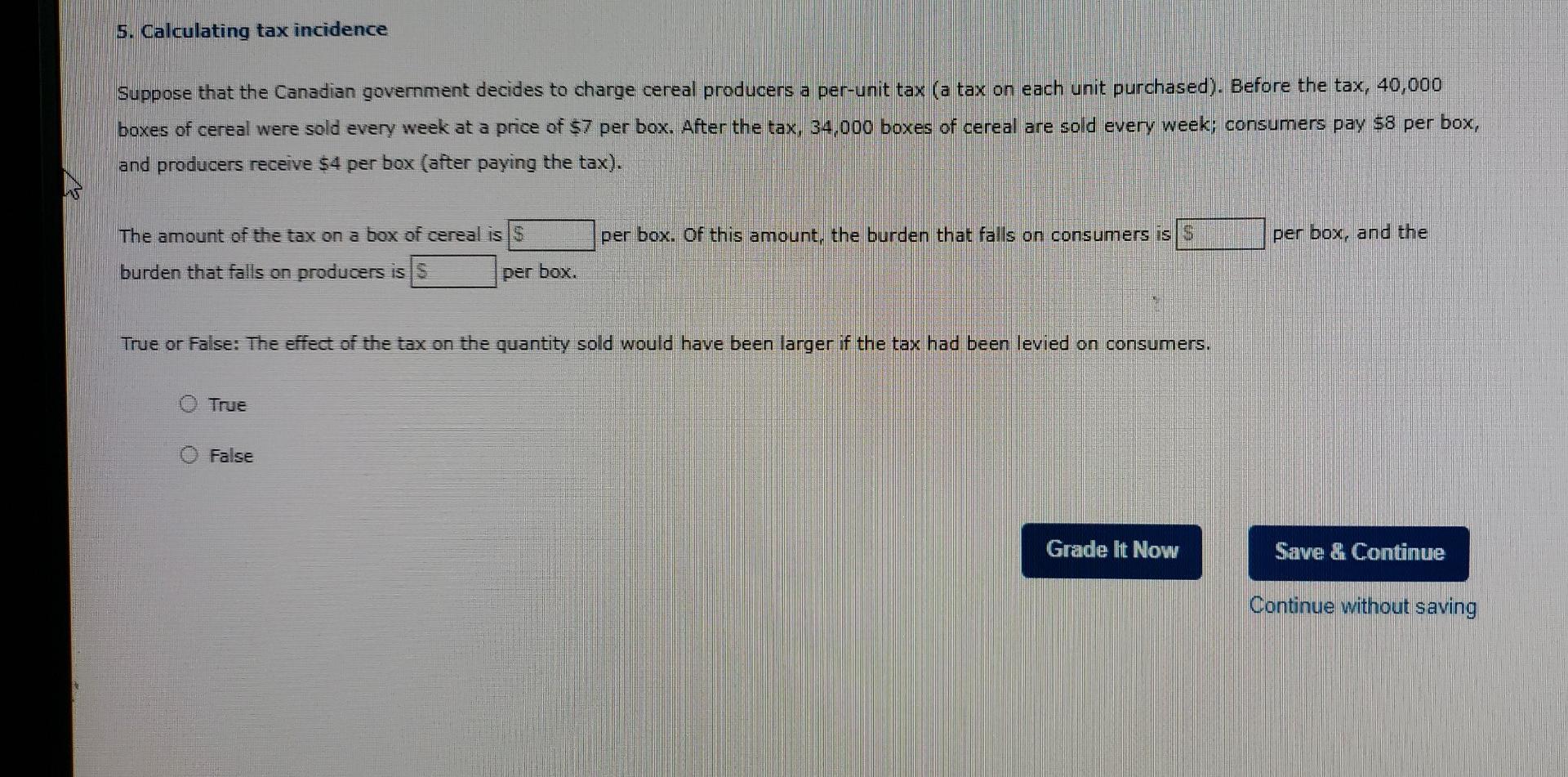 Solved R 5. Calculating Tax Incidence Suppose That The | Chegg.com