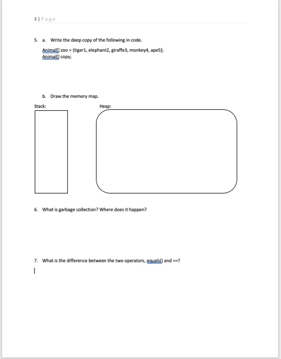 Solved 1 Page CMSC 203 Lab 8 Memory Mapping Worksheet 1. | Chegg.com