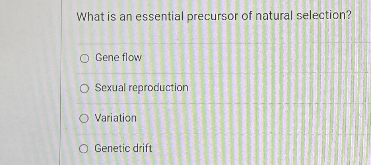 Solved What is an essential precursor of natural | Chegg.com