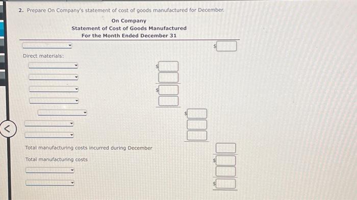 Solved 1. Determine The Amounts Of The Missing Items, | Chegg.com