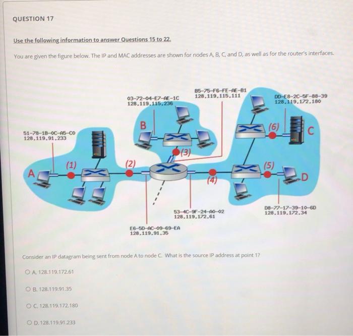 Solved QUESTION 15 Use the following information to answer | Chegg.com