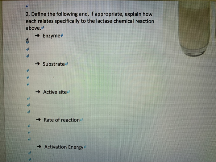 Solved 2. Define the following and, if appropriate, explain