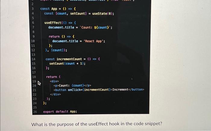 Solved Which of the following is NOT true about React Class | Chegg.com