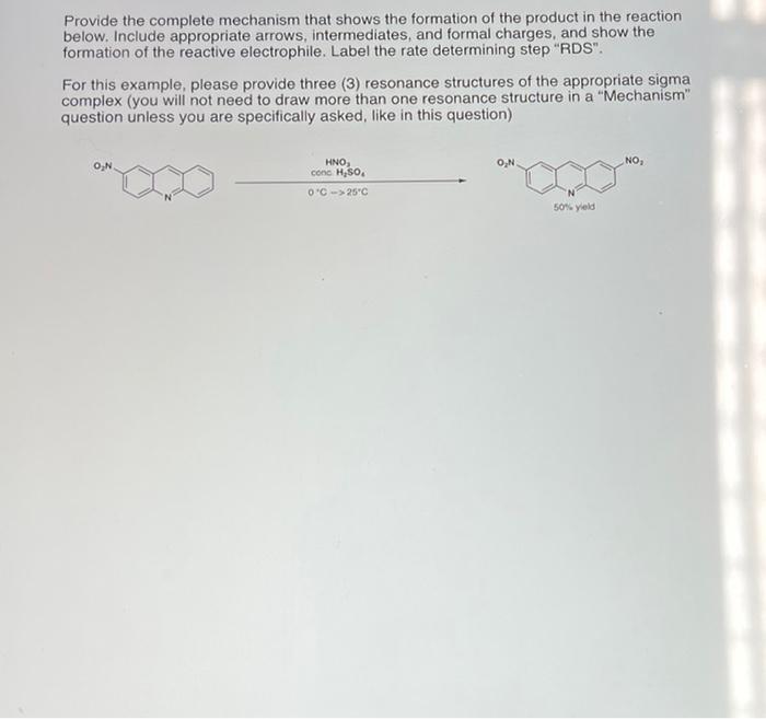 Solved Provide the complete mechanism that shows the | Chegg.com