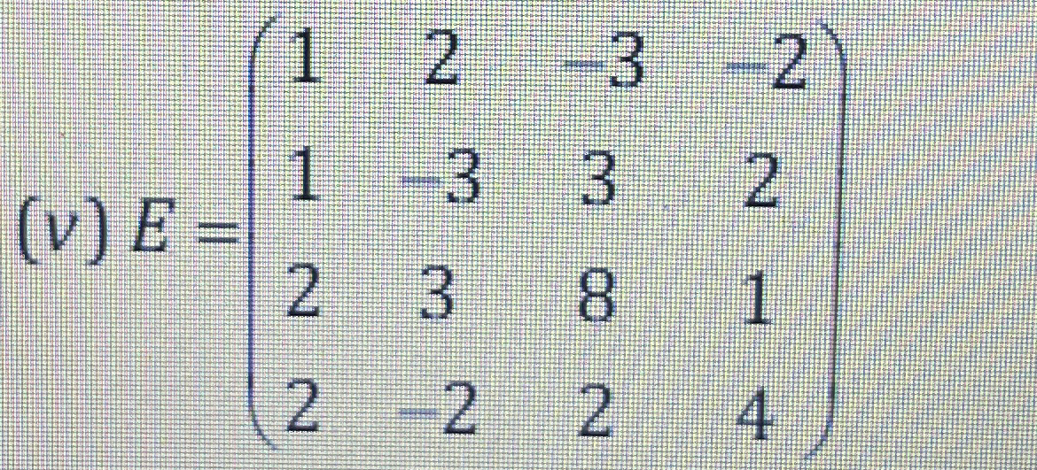 Solved The determinant of a matrix and the determinant of Chegg