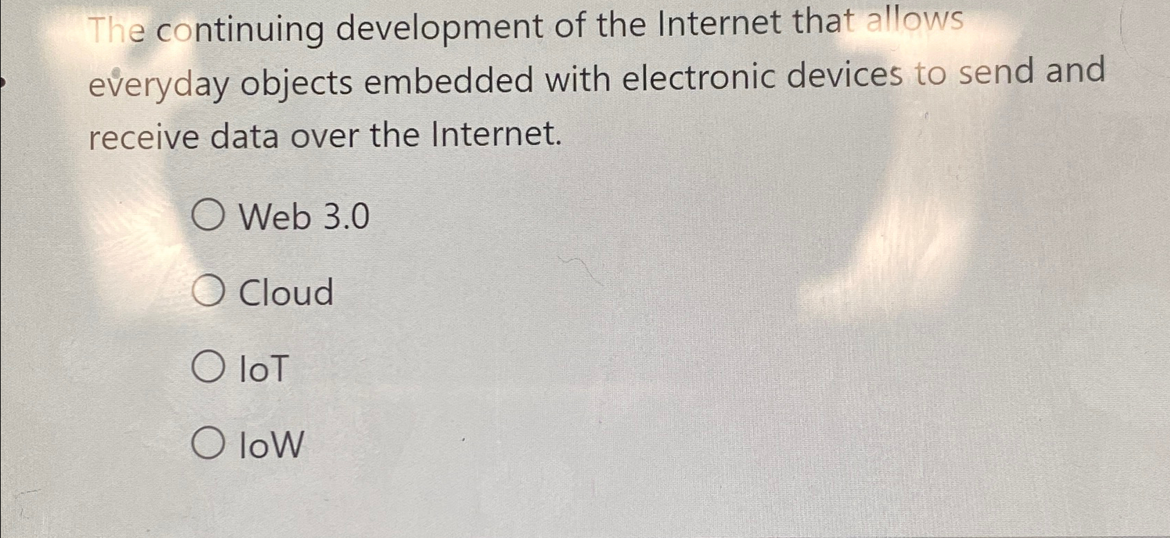 the continuing development of the internet