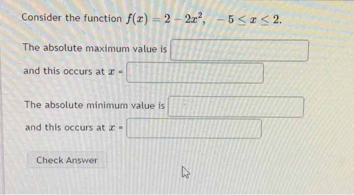 consider the absolute value function f x 2 - 2