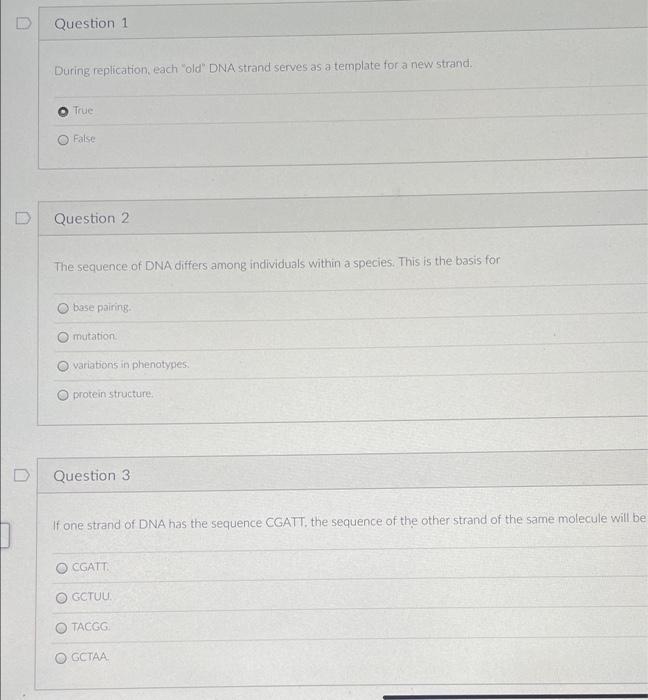 Solved Question 1 During replication, each 