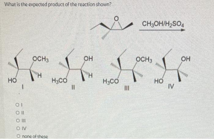 solved-what-is-the-expected-product-of-the-reaction-shown-chegg