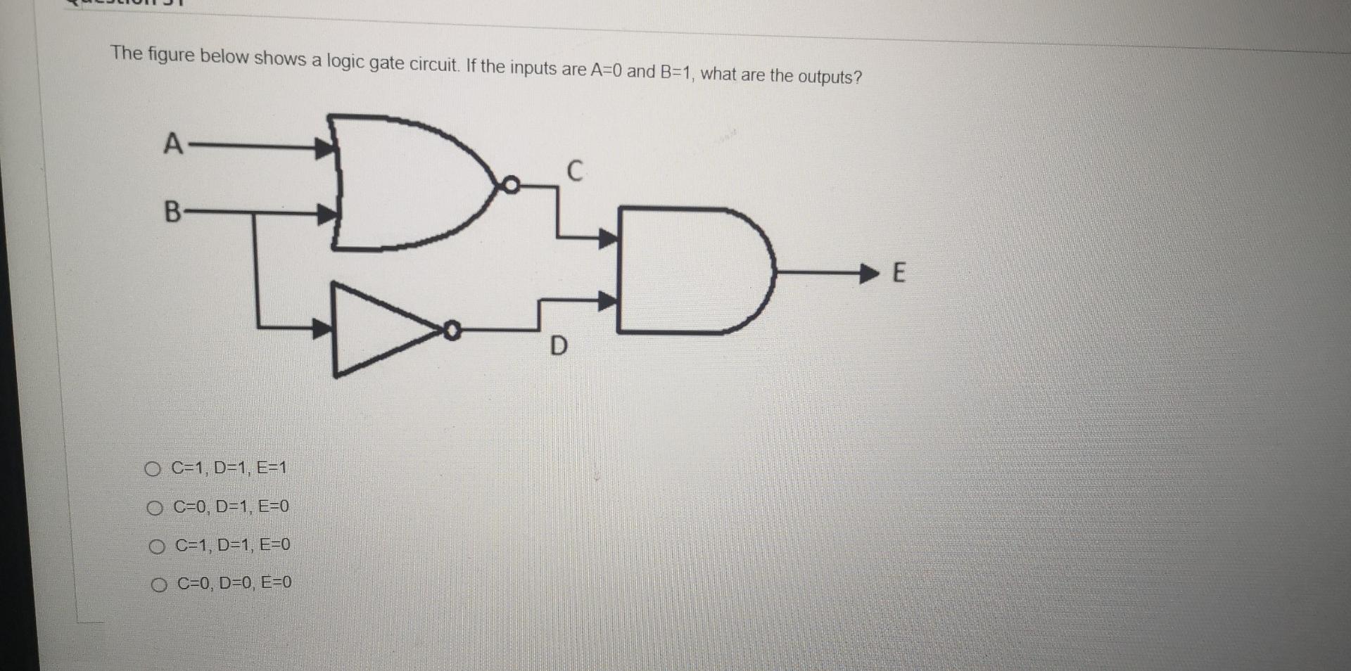 Solved The Figure Below Shows A Logic Gate Circuit. If The | Chegg.com