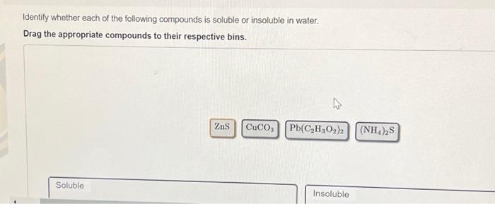 Solved Identify whether each of the following compounds is | Chegg.com