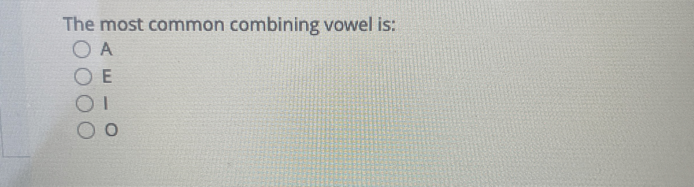 solved-the-most-common-combining-vowel-is-aei-chegg