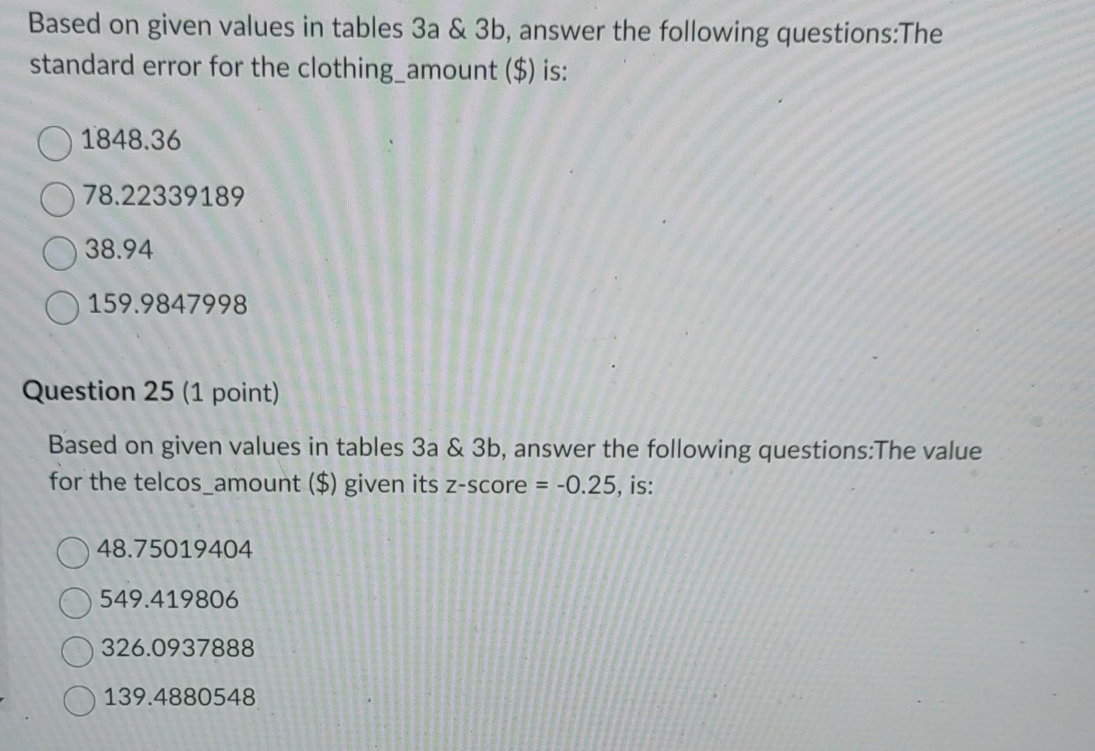 Solved In addition, the analyst wanted to go deeper into the | Chegg.com