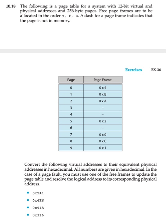 Solved 10 18 The Following Is A Page Table For A System With Chegg solved-10-18-the-following-is-a-page-table-for-a-system-with-chegg