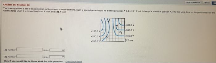 Solved PRINTER VERSION Chapter 19, Problem 50 The drawing | Chegg.com