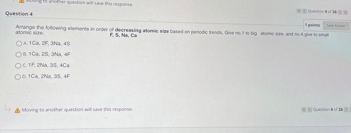 Solved Arrange the following elements in order of decreasing | Chegg.com