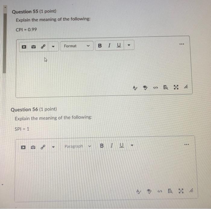 Solved Question 53 1 Point Explain The Meaning Of The F Chegg Com