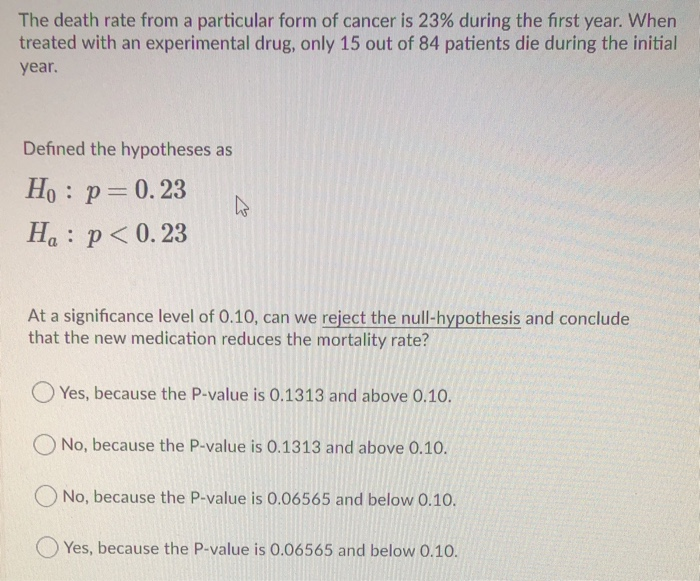 solved-the-death-rate-from-a-particular-form-of-cancer-is-chegg