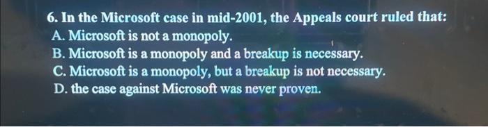 consequences of the monopoly case study of microsoft