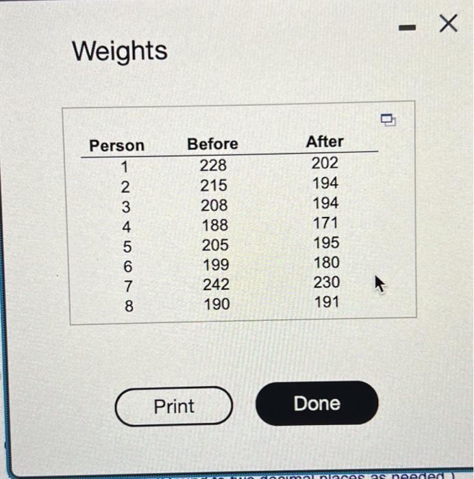 Solved A new weightloss program claims that participants