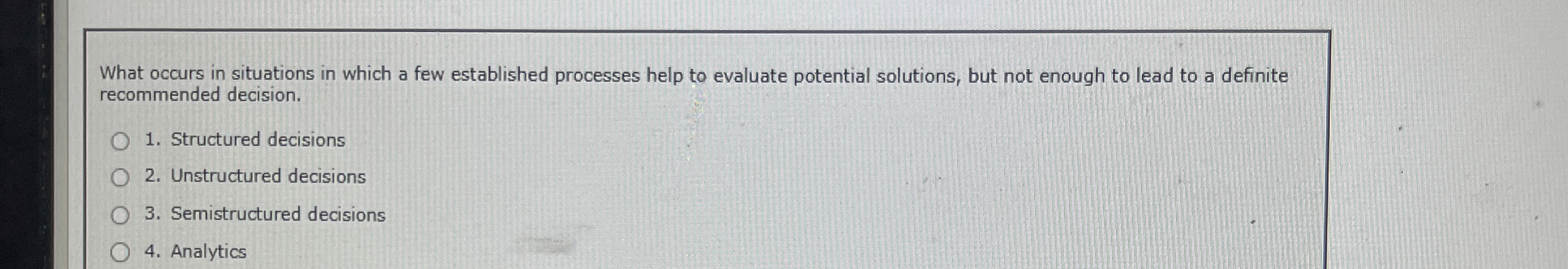 Solved What occurs in situations in which a few established | Chegg.com