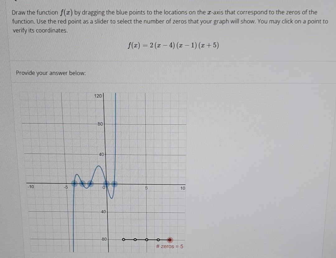 Solved Draw the function f(c) by dragging the blue points to | Chegg.com