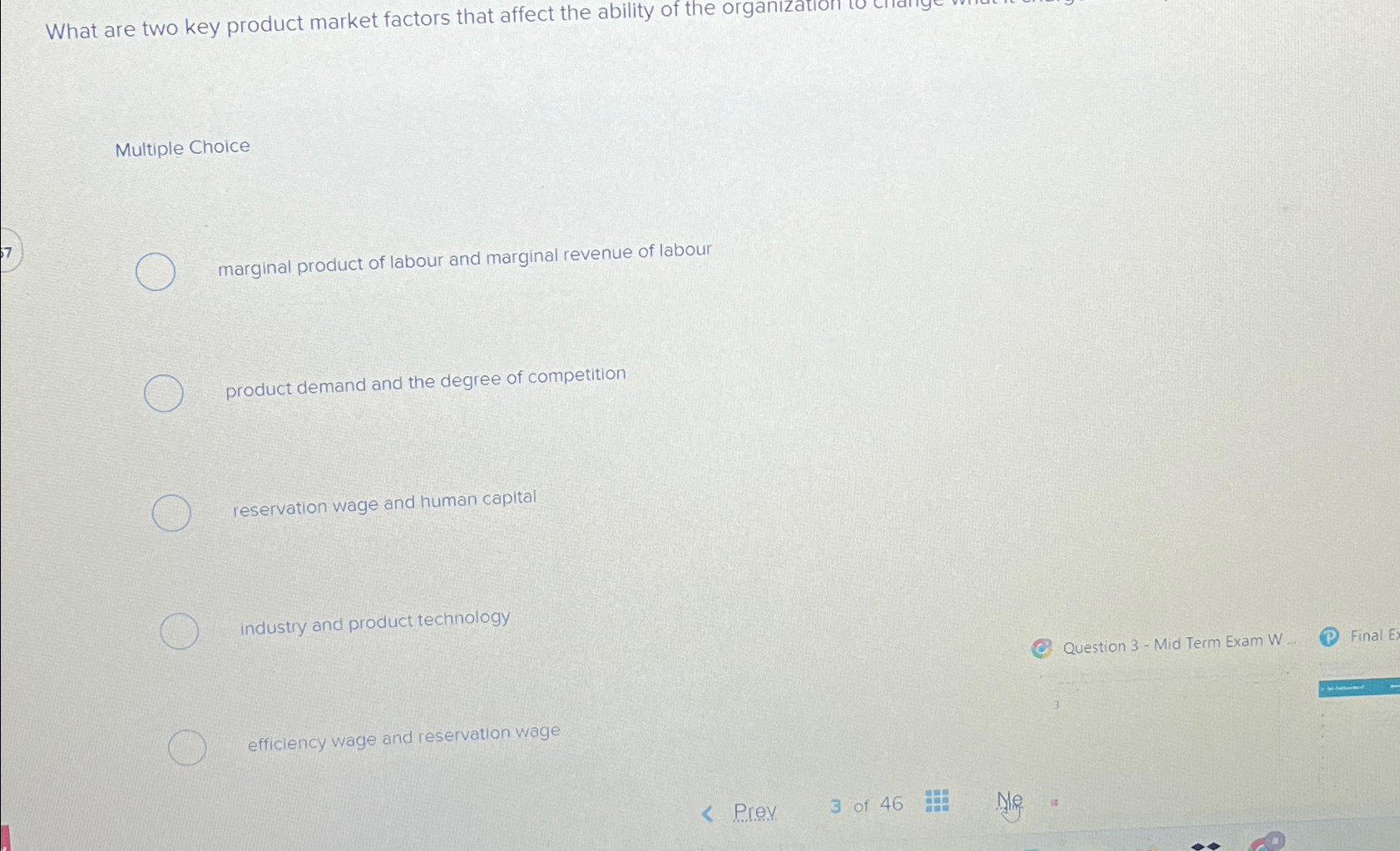 Solved What are two key product market factors that affect | Chegg.com