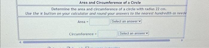 how to find the circumference of a circle when area is given
