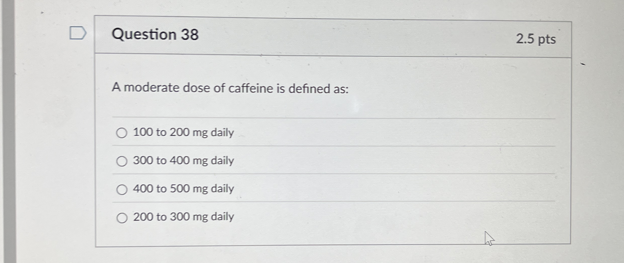 Solved The primary active ingredient in caffeine