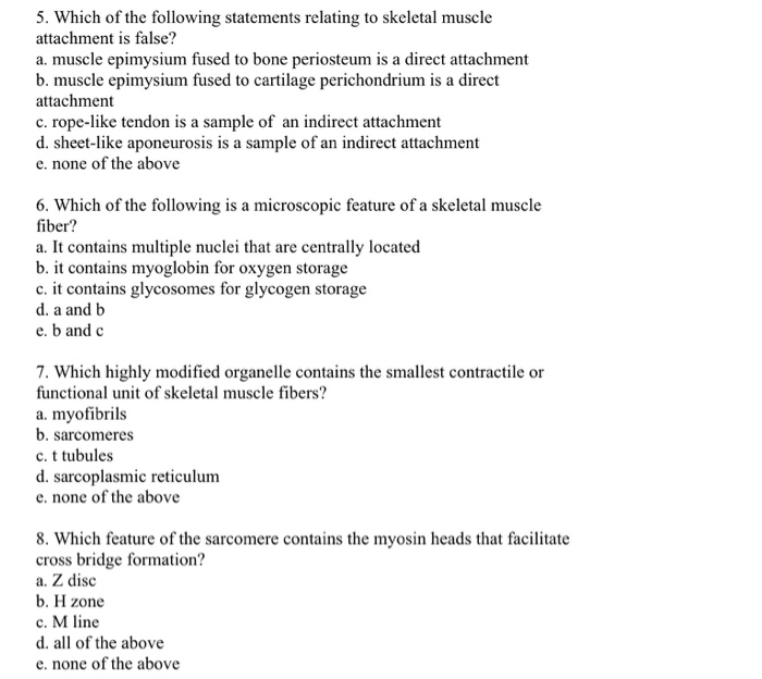 Solved 5. Which of the following statements relating to | Chegg.com