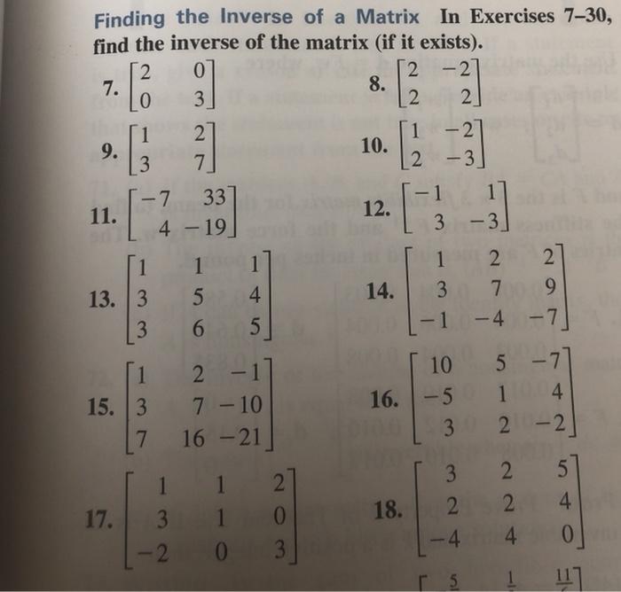 Solved Questions 13 and 15. Use elementary row operations to | Chegg.com
