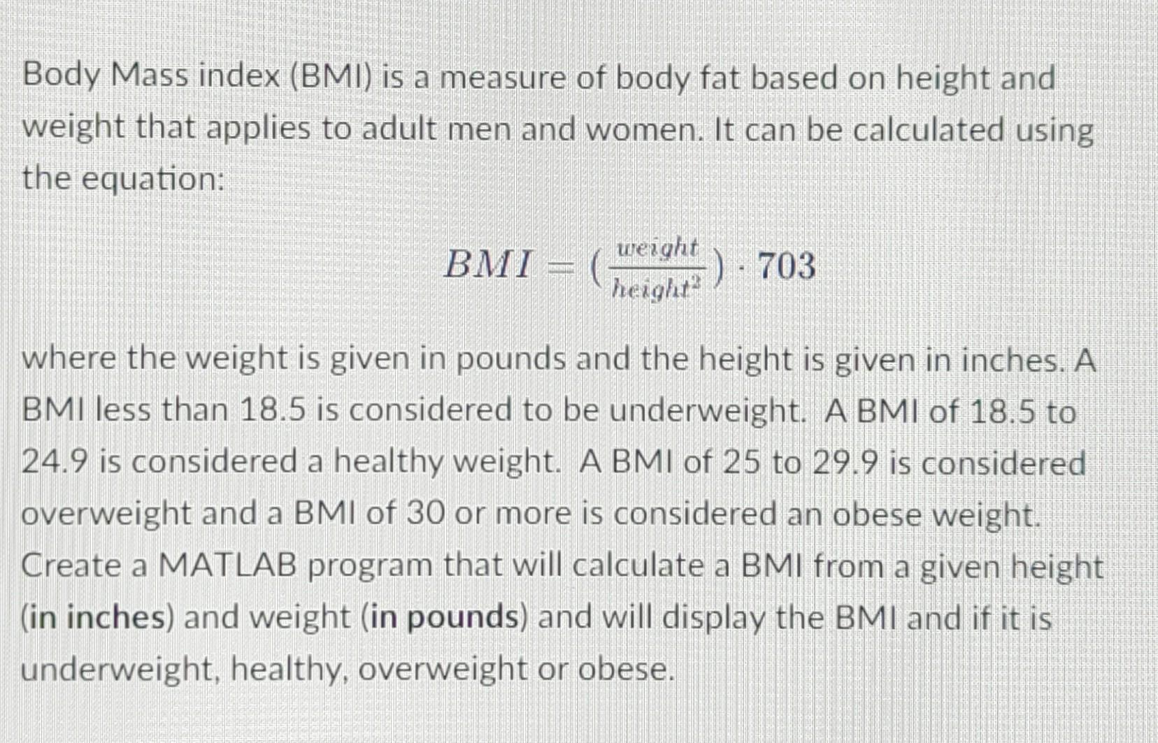 What Is Body Mass Index (BMI) and What Does It Measure?