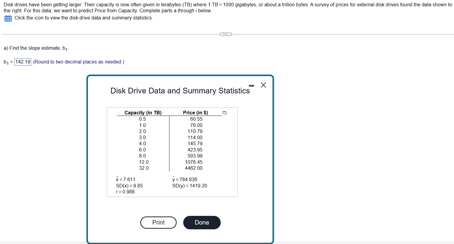 Solved the right. For this data, we want to predict Price | Chegg.com