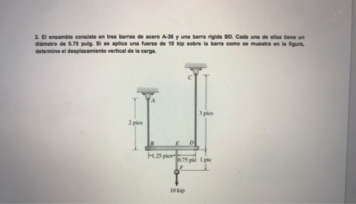 2. El Ensamble Consiste En Tres Barras De Acero A-36 | Chegg.com