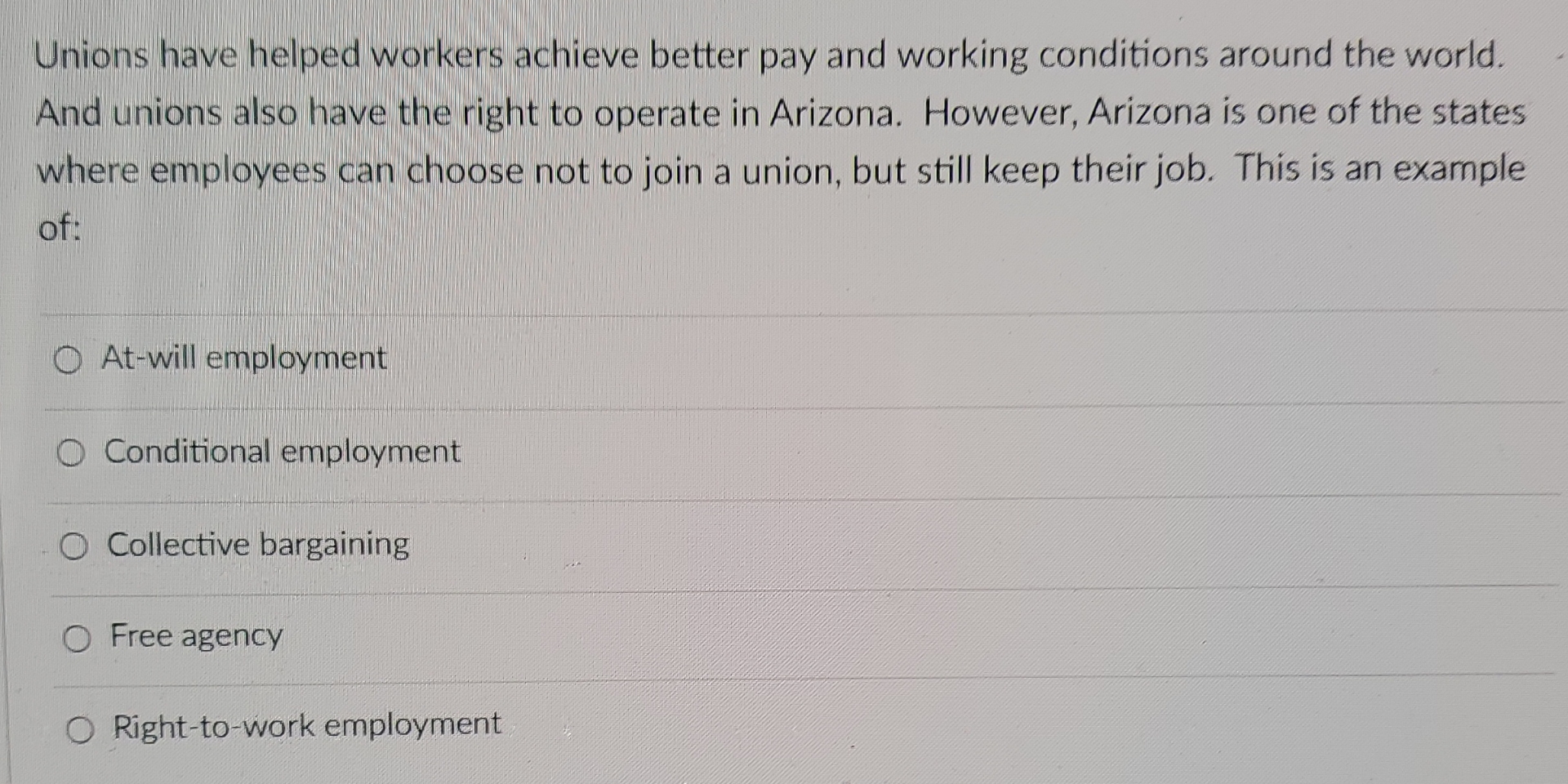 Solved Unions have helped workers achieve better pay and | Chegg.com