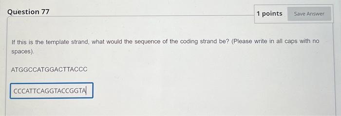 Solved Question 77 1 points Save Answer If this is the | Chegg.com