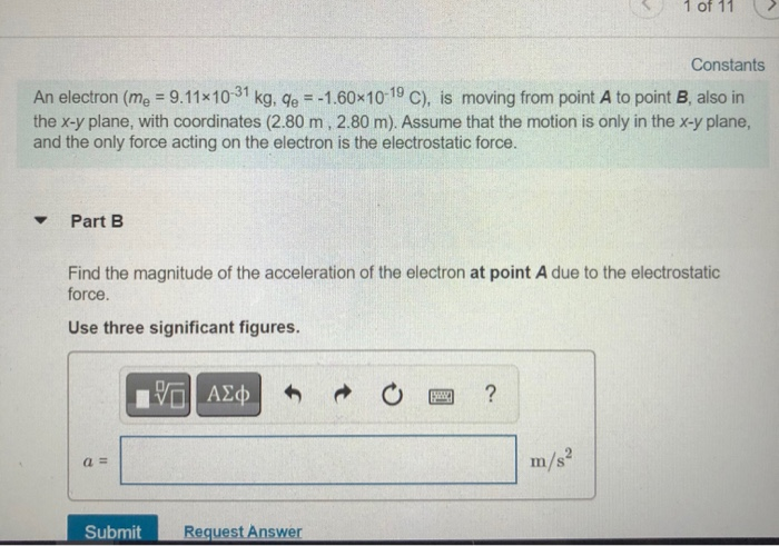 Solved Part A Find the electric field produced by the two | Chegg.com