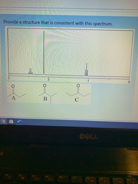 Solved Provide a structure that is consistent with this | Chegg.com