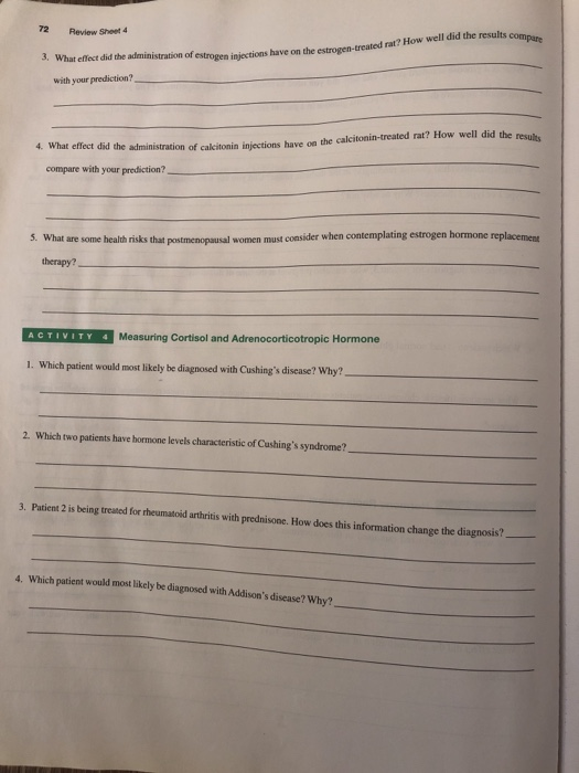 Physi Ex 9.0 Review Sheet Exercise Name Endocrine | Chegg.com Physi Ex 9.0 Review Sheet Exercise Name Endocrine | Chegg.com