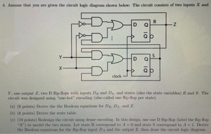 Solved 4. Assume That You Are Given The Circuit Logic | Chegg.com