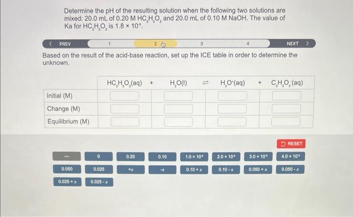 calculate the ph of two solutions mixed