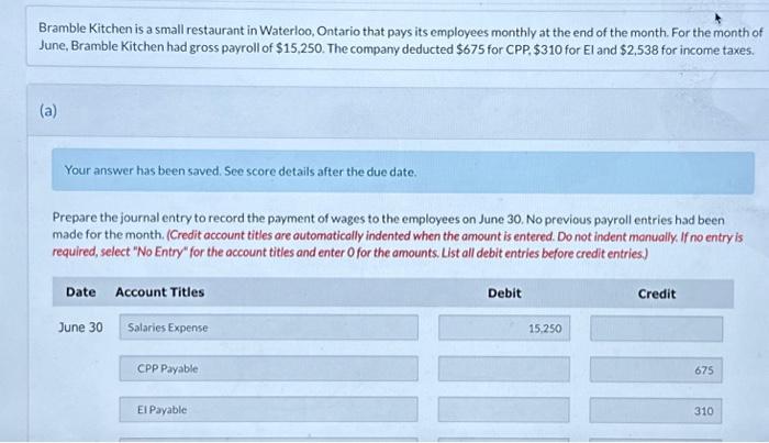 Solved Prepare the journal entry to record the employer | Chegg.com