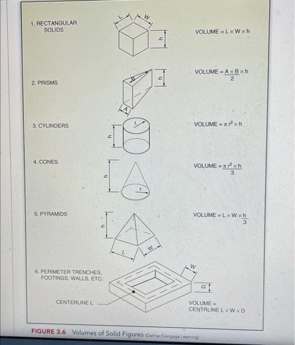 Solved Question 6 Calculate the volume of pyramid (in cy)