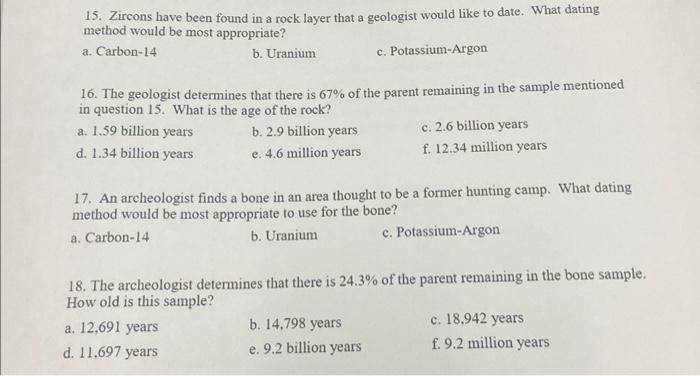 Solved Question 15 is only attached for questions 16-18. I | Chegg.com